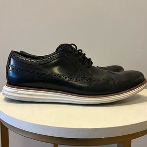 Cole Haan OriginalGrand Wingtip Oxford (Black, Size 11.5)
